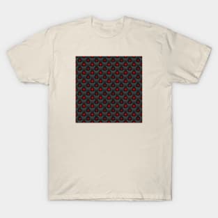 Red Atomic Bomb Pattern T-Shirt